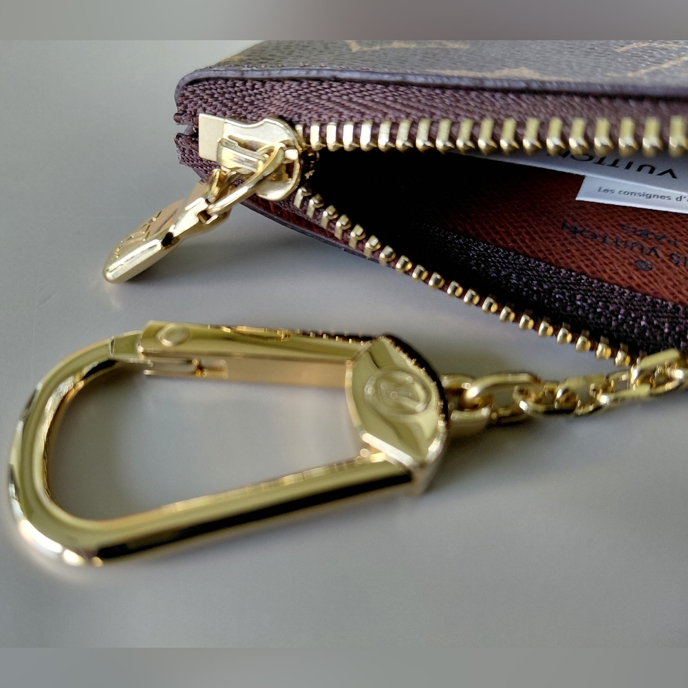 Louis Vuitton Brown Monogram Key Pouch Wallet - Picture 8 of 12